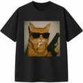 Funny Gangster Cat T-Shirt