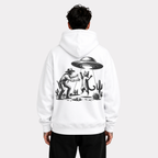 UFO Cowboy Cat Hoodie