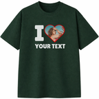 I Love Custom Photo Unisex T-Shirt