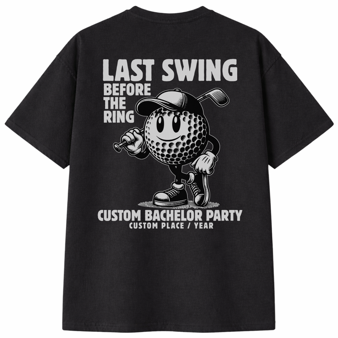 Last Swing Before The Ring Bachelor T-Shirts
