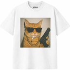 Funny Gangster Cat T-Shirt