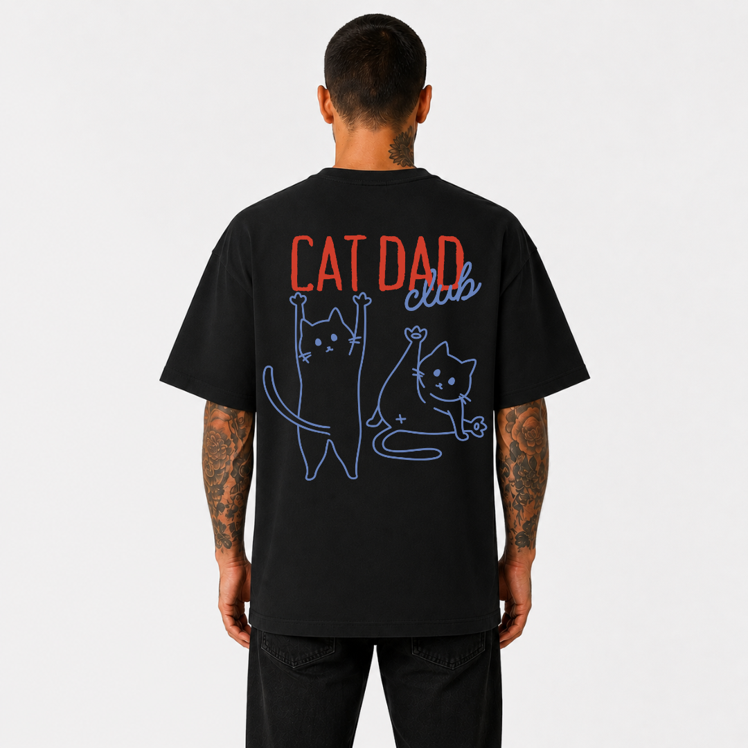 Cat Dad Club T-Shirt