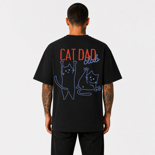 Cat Dad Club T-Shirt