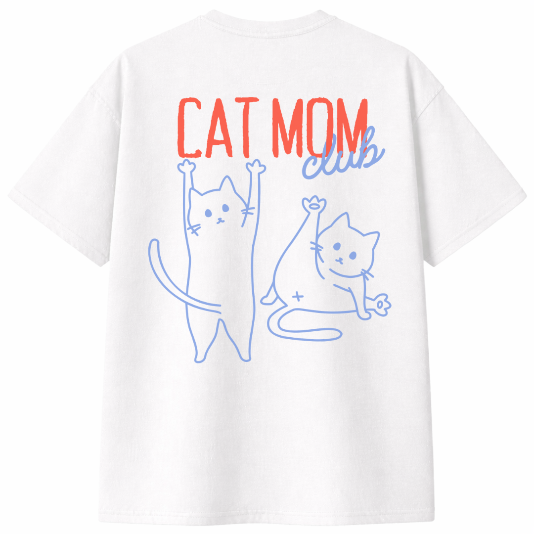 Cat Mom Club T-Shirt