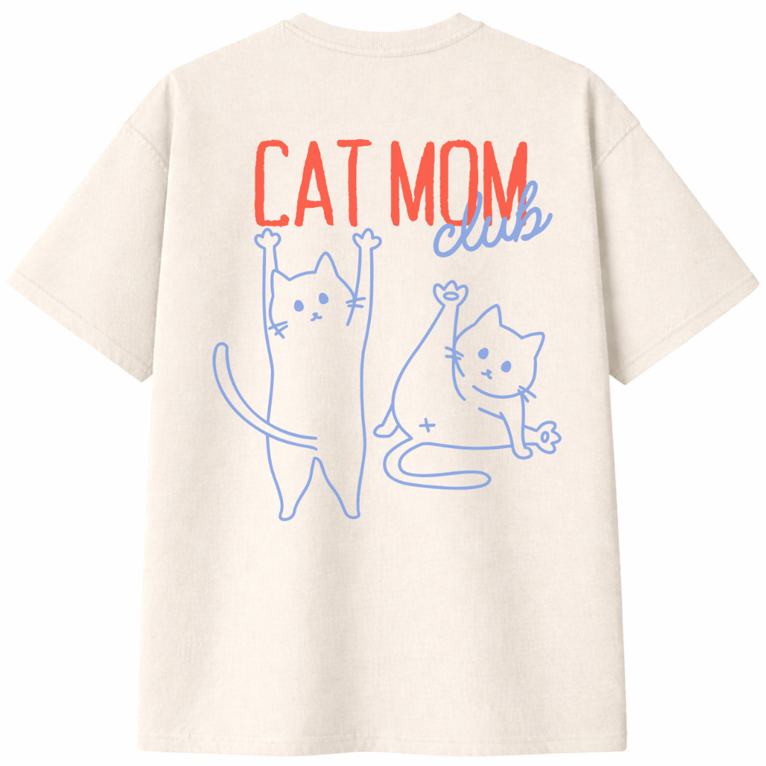 Cat Mom Club T-Shirt