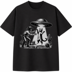 UFO Cowboy Cat T-Shirt
