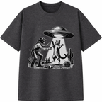 UFO Cowboy Cat T-Shirt