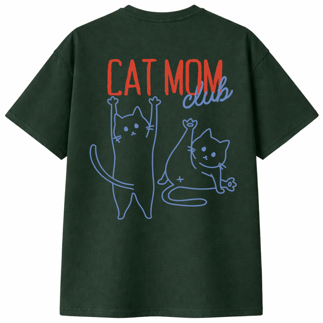 Cat Mom Club T-Shirt