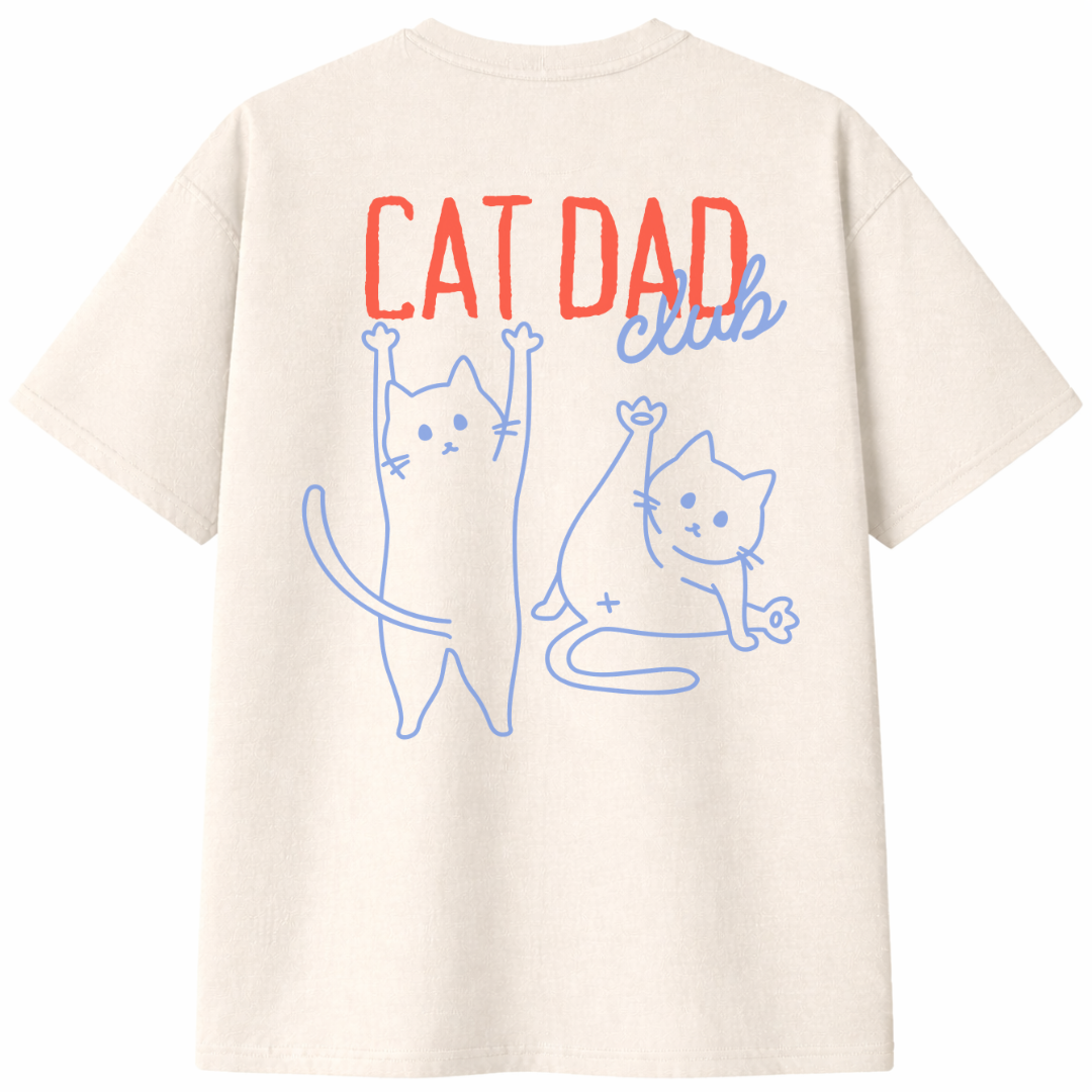 Cat Dad Club T-Shirt