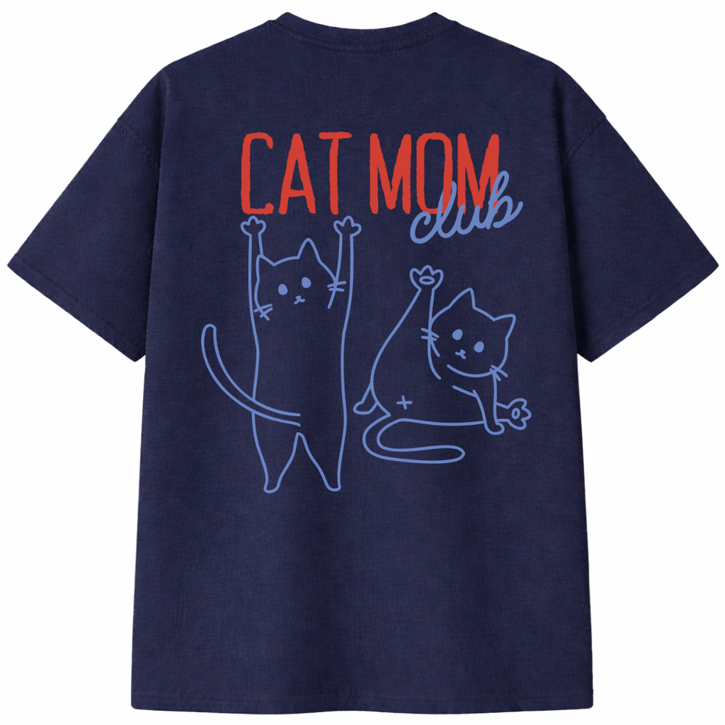 Cat Mom Club T-Shirt