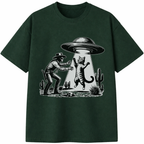 UFO Cowboy Cat T-Shirt