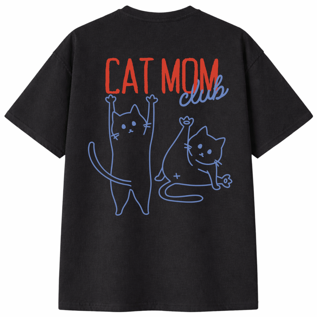 Cat Mom Club T-Shirt