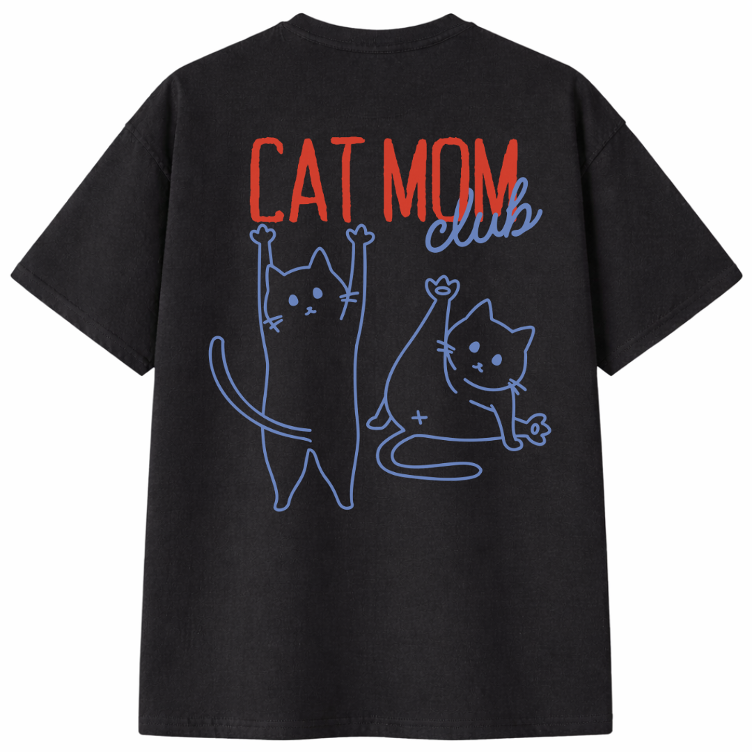 Cat Mom Club T-Shirt