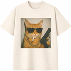 Funny Gangster Cat T-Shirt