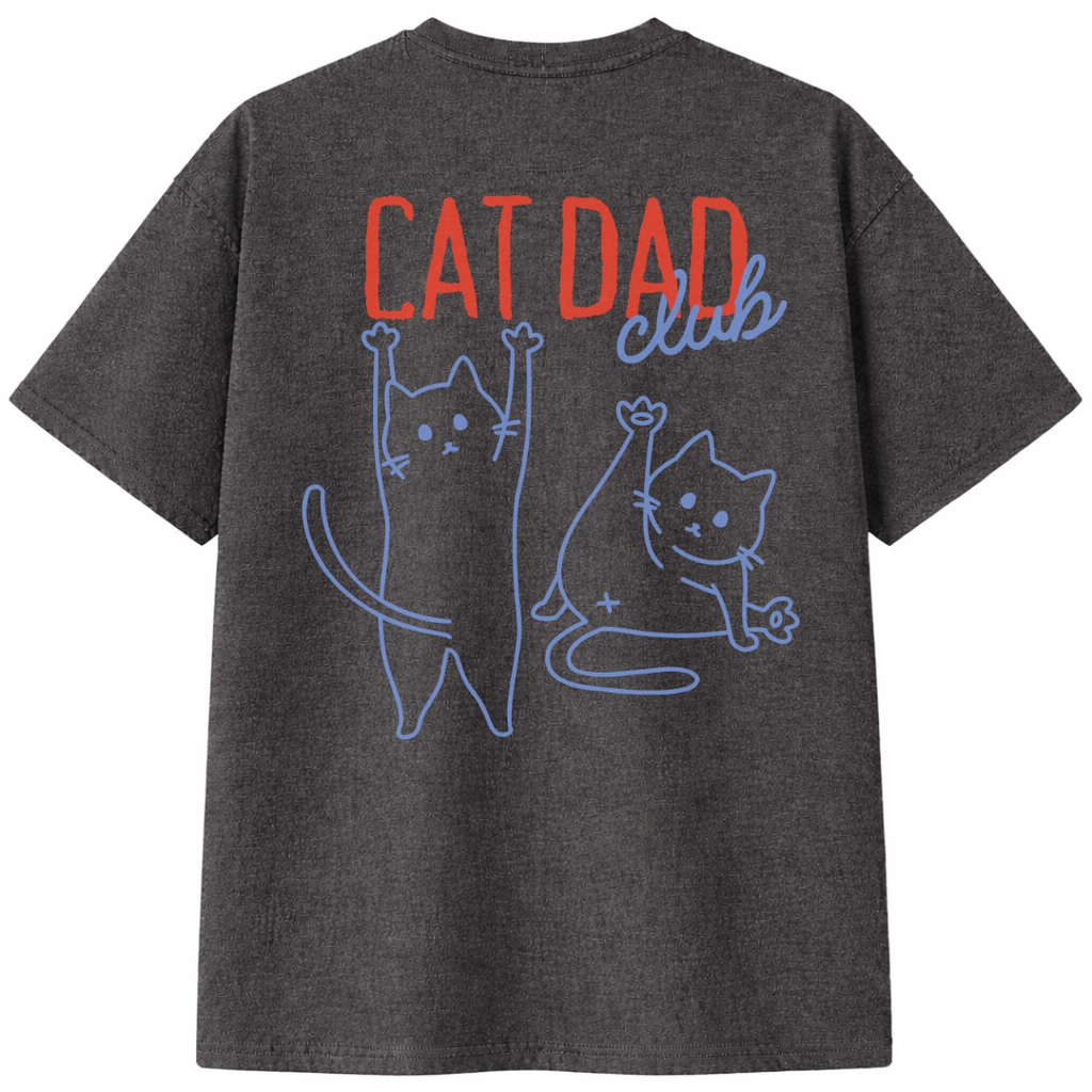 Cat Dad Club T-Shirt