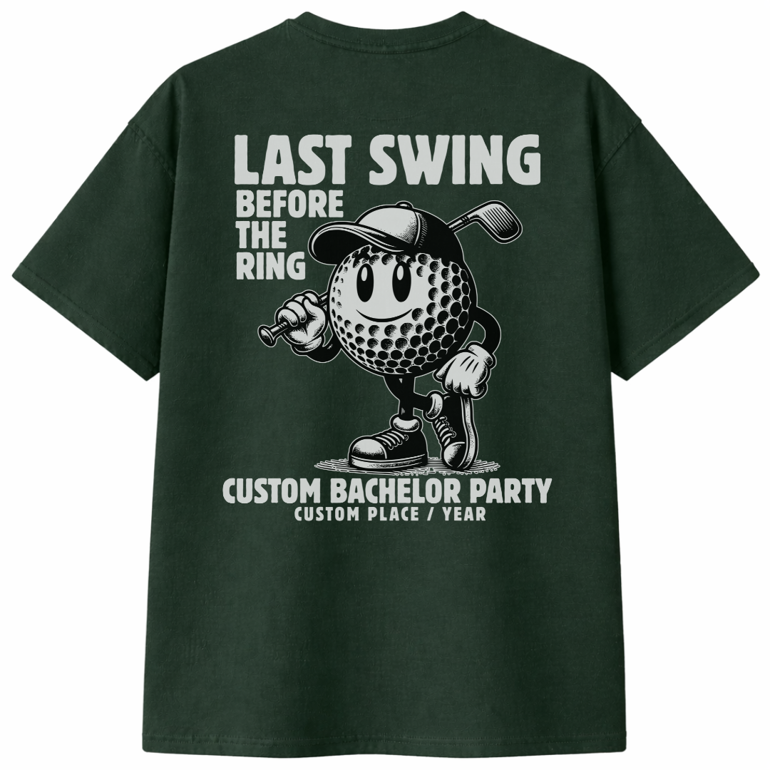 Last Swing Before The Ring Bachelor T-Shirts