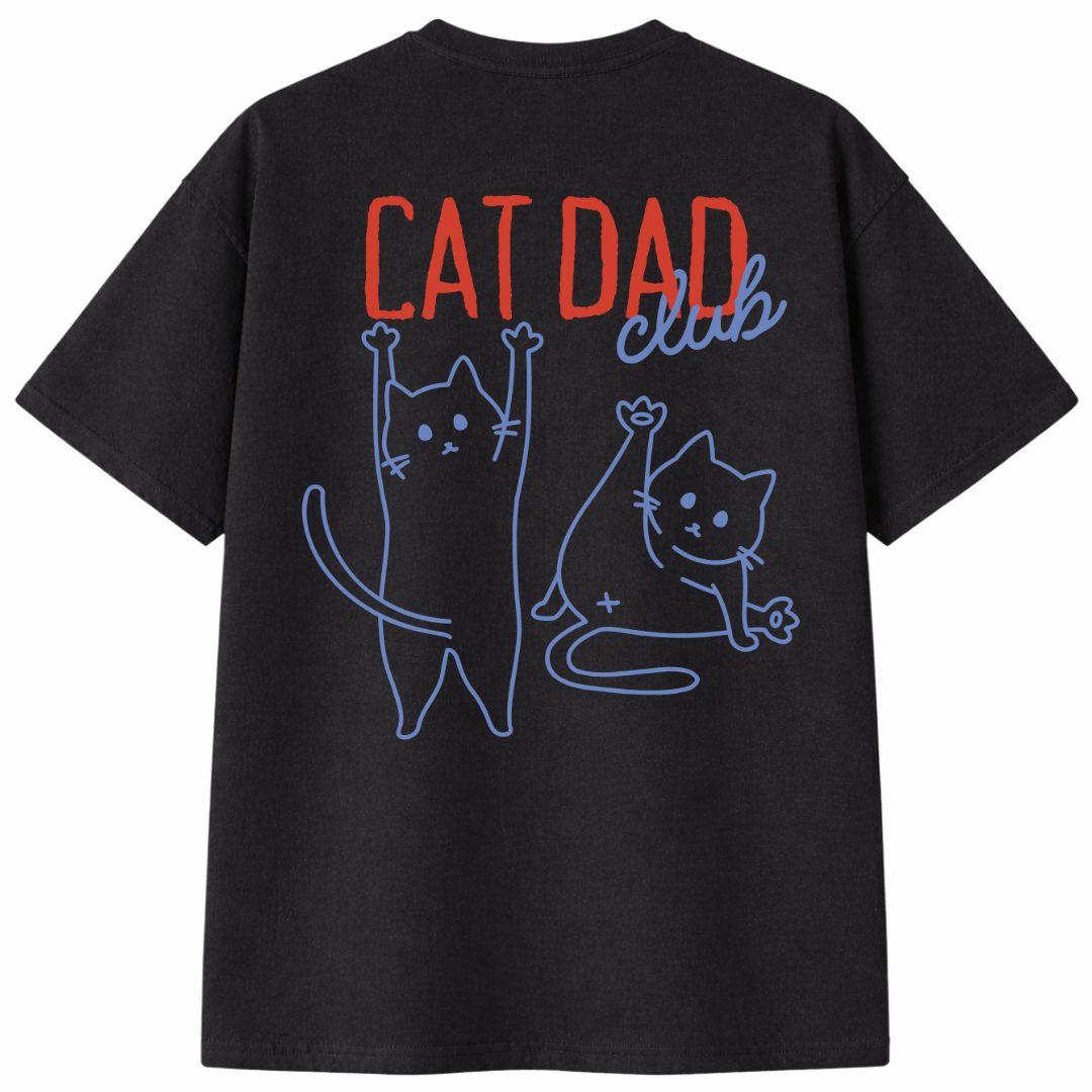 Cat Dad Club T-Shirt