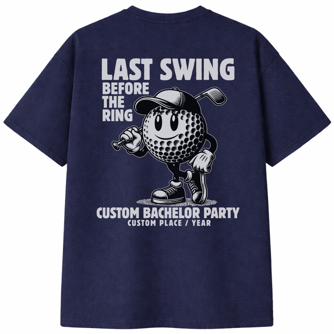 Last Swing Before The Ring Bachelor T-Shirts