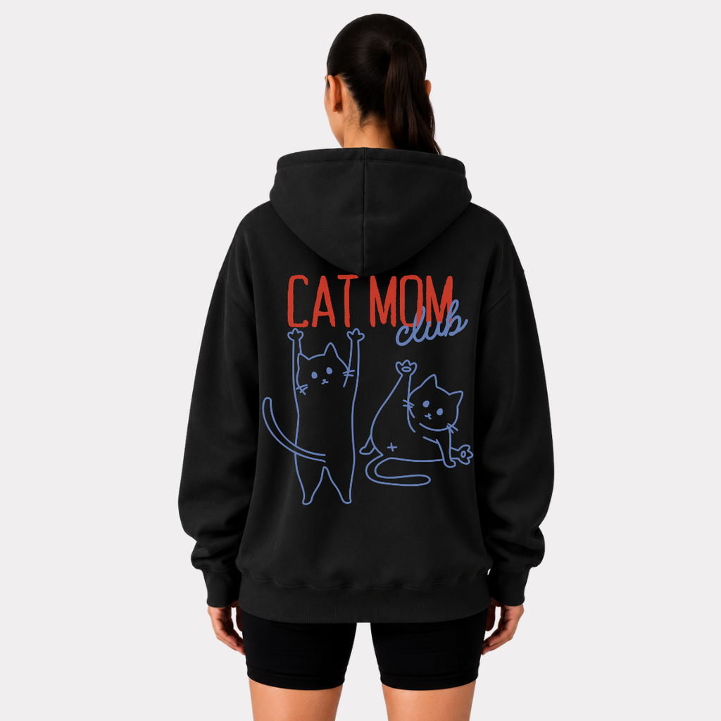 Cat Mom Club Hoodie