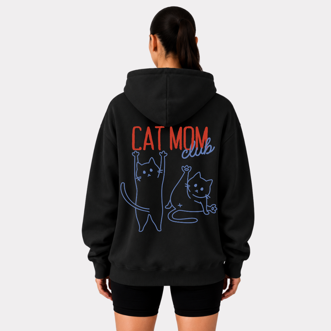Cat Mom Club Hoodie