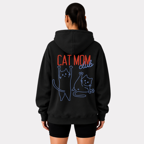Cat Mom Club Hoodie